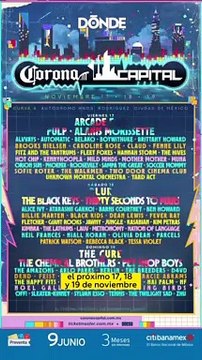 Corona Capital 2023: Conoce el line up ¡The Cure, Blur, Pulp y más!