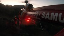 Trilha entre amigos em Florianópolis termina com resgate por helicóptero
