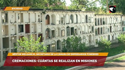 Cremaciones cuántas se realizan en Misiones