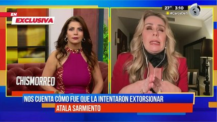 Atala Sarmiento víctima de extorsión por supuesta fotografía íntima