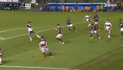 La polémica mano de Goiás sobre el final: ¿No era penal para Gimnasia?