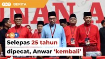 Anwar kembali di pentas PAU, 25 tahun selepas dipecat Umno