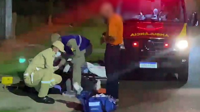 Colisão entre duas bicicletas na Rua Belém deixa dois feridos