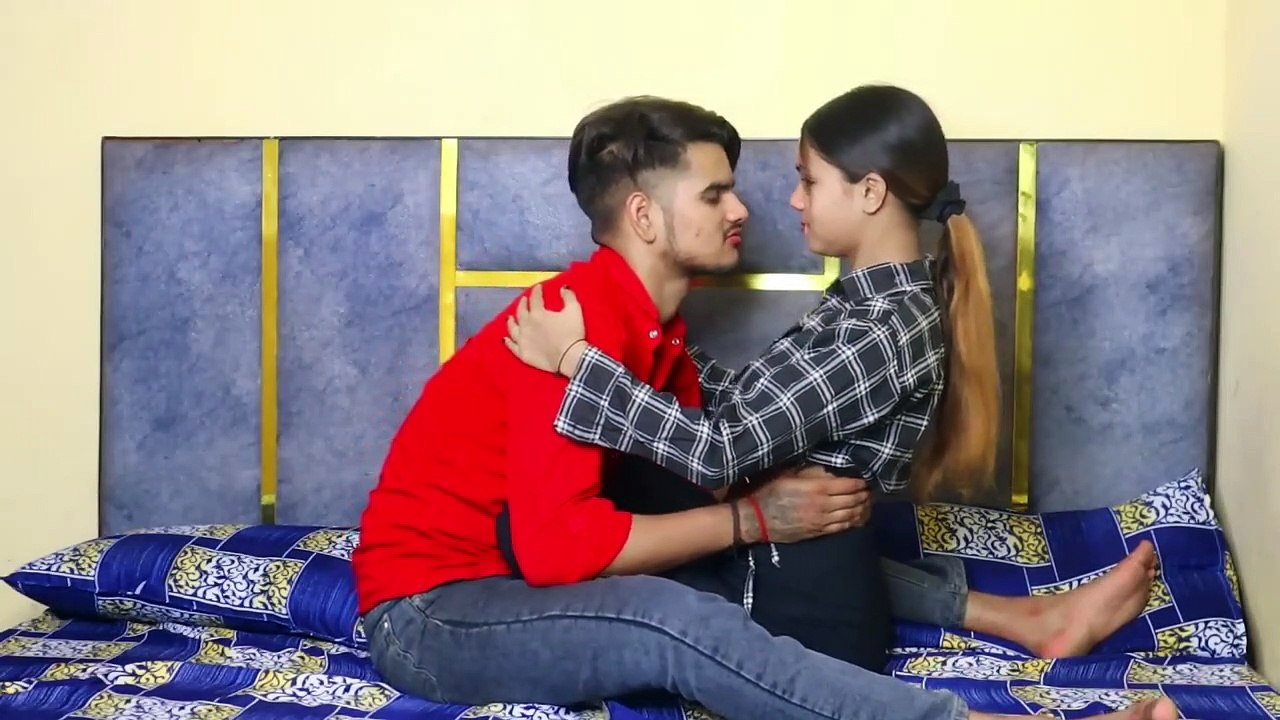 Physical Prank On My So Much Cute Girlfriend ❤ _ Real Kissing Prank _ Gone Romantic _ Couple Rajput
