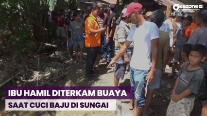 Tragis! Ibu Hamil Dimangsa Buaya saat Cuci Baju di Sungai