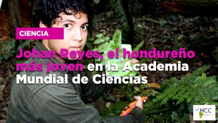 Johan Reyes, el hondureño más joven en la Academia Mundial de Ciencias