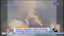 Bulkang Mayon, itinaas ng PHIVOLCS sa alert level 3 dahil sa dumaraming rockfall events | BT