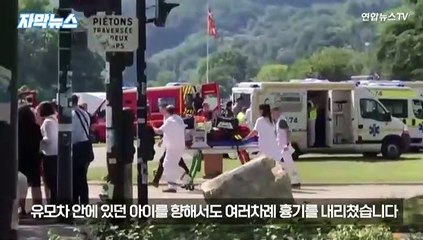 [자막뉴스] 프랑스 안시서 '묻지 마 칼부림'…유모차 속 아기까지