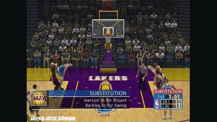 NBA 2K - Sega Dreamcast - San Rafael Insomniacs1 vs. Los Angeles Lakers