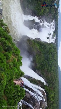 Majestic waterfalls I have ever witnessed .| Gaganachukki waterfalls | AeronFly | Make Your Safar Suhana | Travel