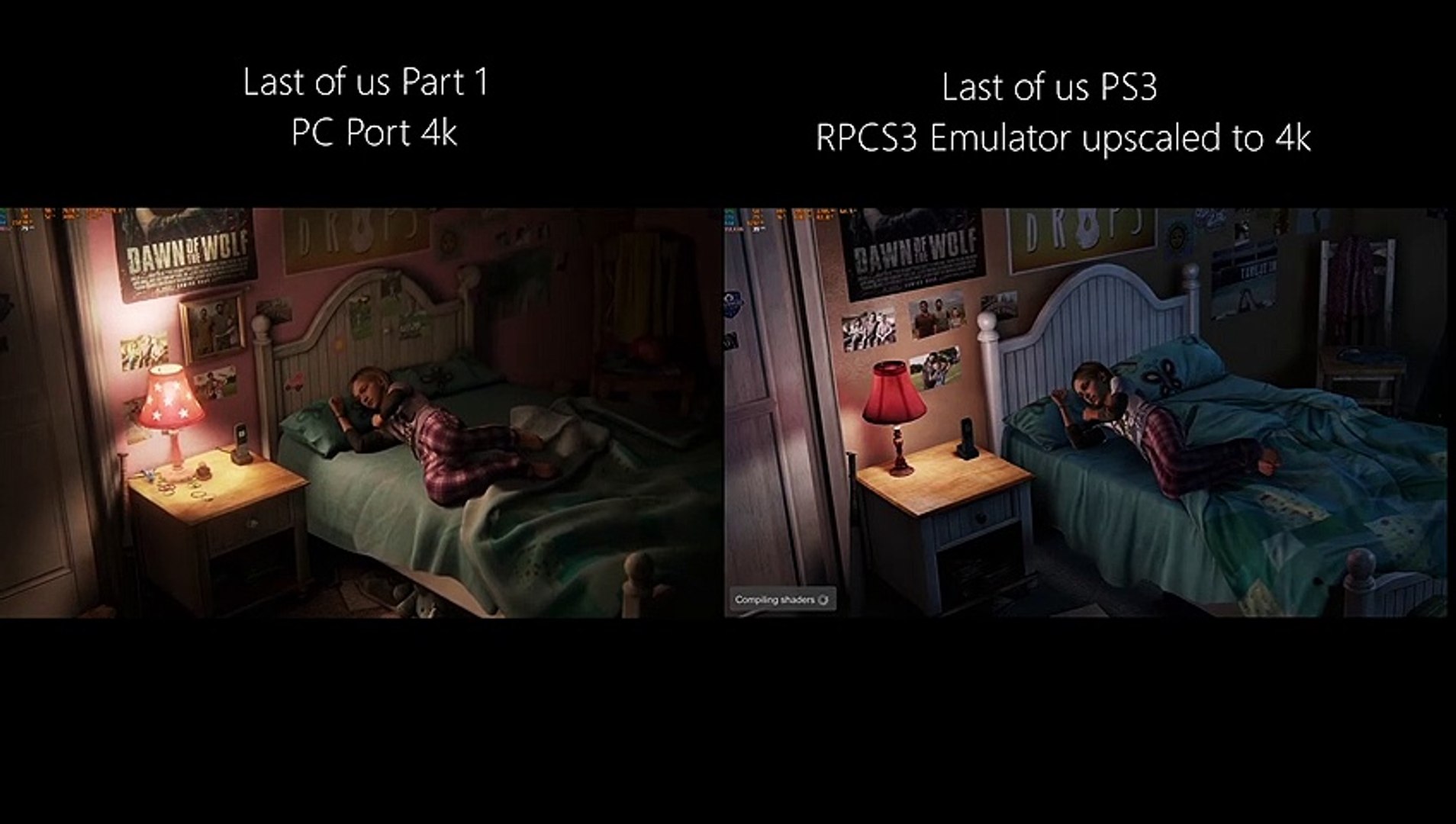 Last of us Part 1 PC port vs RPCS3 Comparison - video Dailymotion