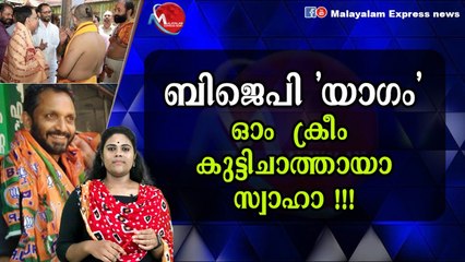കെ സുരേന്ദ്രന്റെ യാഗം’ ബിജെപിയിൽ ആളിക്കത്തുന്നു