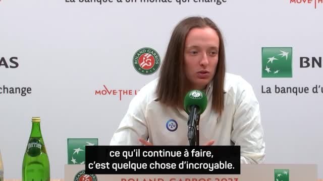 Roland-Garros - Swiatek : Ce qu'a fait Rafa Nadal ici, c'est totalement hors de ma portée