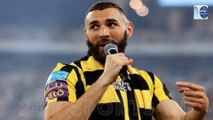 Karim Benzema is officially unveiled as an Al-Ittihad player in front of 60,000 supporters