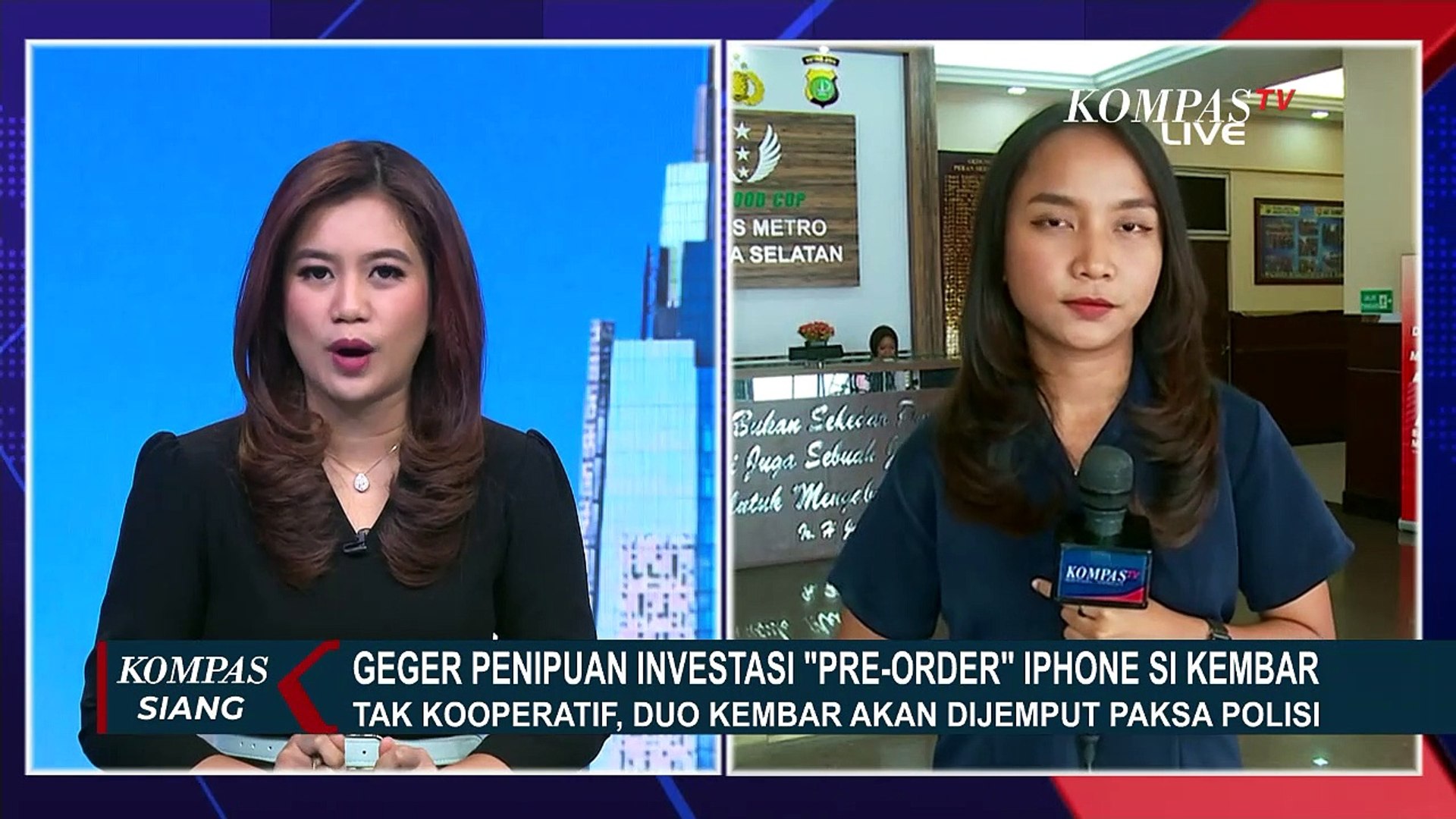 ⁣Si Kembar Pelaku Penipuan Pre-Order Iphone 2 Kali Mangkir, Kerugian Korban Capai Rp 35 M