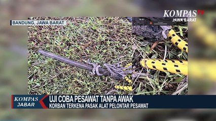 Mahasiswa ITB  Kecelakaan Saat Uji Coba Pesawat Tanpa Awak