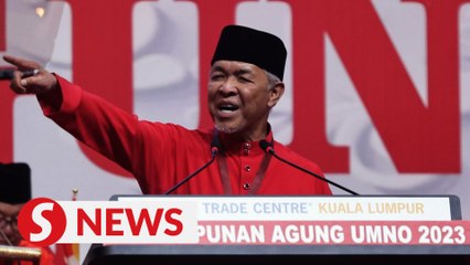 Umno assembly: Think of your parents’ welfare, Zahid tells voters in PAS-held states