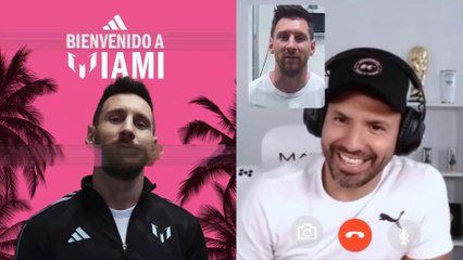 Sergio Aguero reveals Lionel Messi's reply to text after Inter Miami move
