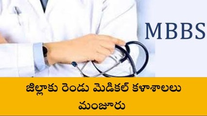 మేడ్చల్: విద్యార్థులకు శుభవార్త..! జిల్లాకు రెండు మెడికల్ కళాశాలలు