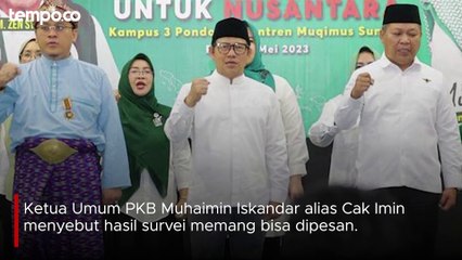 Ketum PKB Cak Imin Sebut Hasil Lembaga Survei Bisa Dipesan