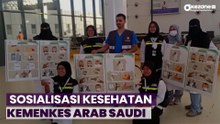 Sosialisasi Kesehatan, Petugas Arab Saudi Beri Pengarahan kepada Jemaah Haji Indonesia