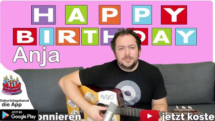 Happy Birthday, Anja! Geburtstagsgrüße an Anja
