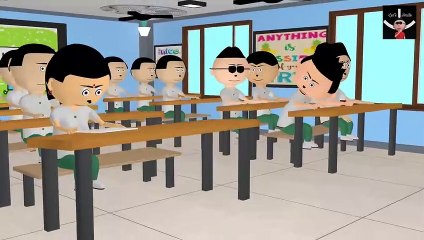 SCHOOL KA PEHLA PYAR __ FUNNY ANIMATED COMEDY