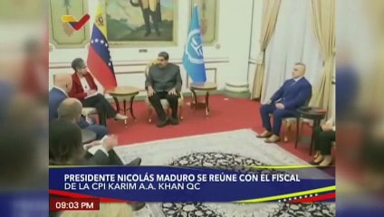 El fiscal jefe de la Corte Penal Internacional se reúne con Maduro en Venezuela