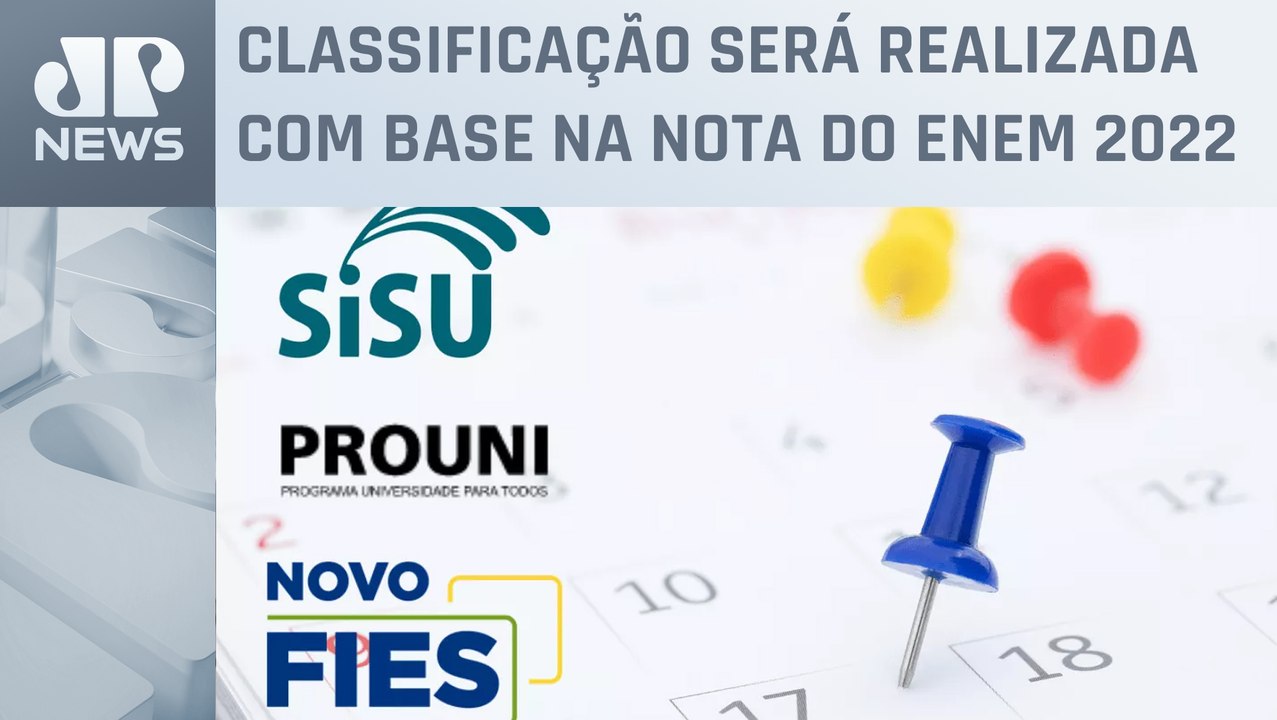 MEC divulga calendários do Sisu, Prouni e Fies