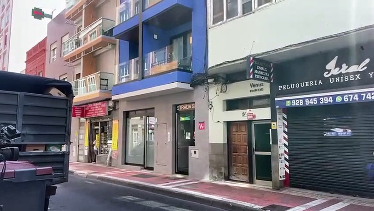 Calle Tomás Miller, en Las Palmas de Gran Canaria, donde se ubica el edificio donde ha sido hallada el cuerpo de la mujer