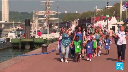 L'Armada de Rouen ouvre sa 8e édition sous le soleil, la foule au rendez-vous
