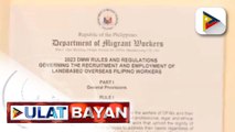Bagong guidelines sa deployment ng land-based OFWs, inilatag ng DMW