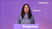 Ione Belarra afirma que habrá acuerdo de Podemos con Sumar y pide que no haya “vetos” a Irene Montero