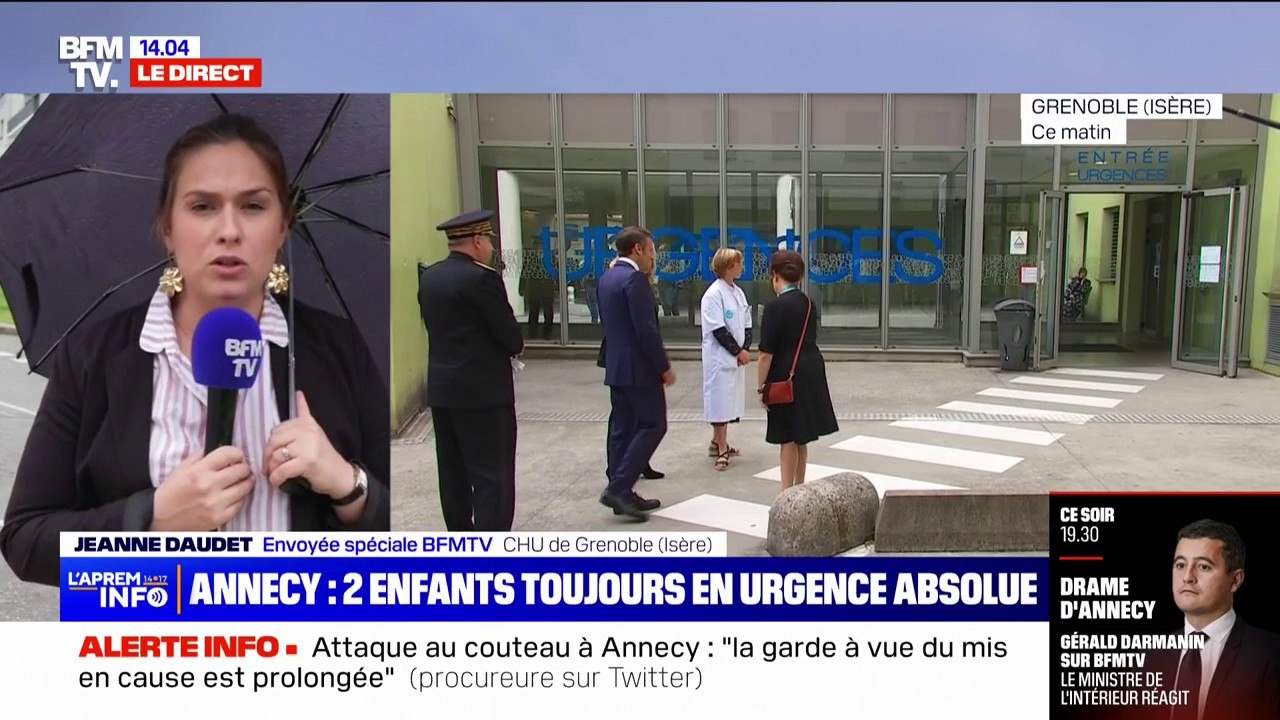Attaque à Annecy: deux des quatre enfants blessés toujours en urgence absolue