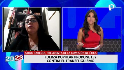 Karol Paredes sobre proyecto para evitar transfuguismo: "Los partidos no pueden ser vientres de alquiler”