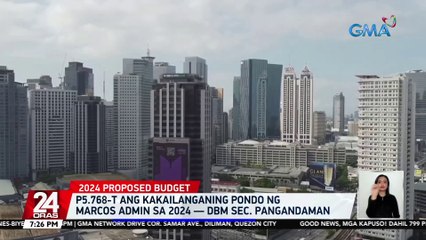 P5.768-T ang kakailanganing pondo ng Marcos admin sa 2024 — DBM Sec. Pangandaman | 24 Oras