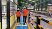 La fábrica de Pladur de Valdemoro (Madrid) produce 70 toneladas de placas de yeso a la hora.