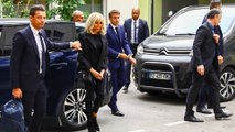 Emmanuel et Brigitte Macron à Annecy au lendemain de l'attaque au couteau