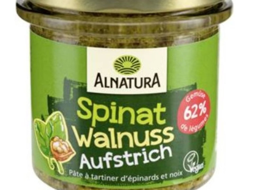Metallsplitter im Spinat: Alnatura ruft Aufstrich zurück