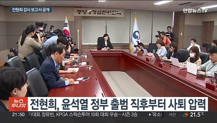 감사원 "전현희, 갑질직원 탄원서 부적절…근태는 별도 처분 않기로"