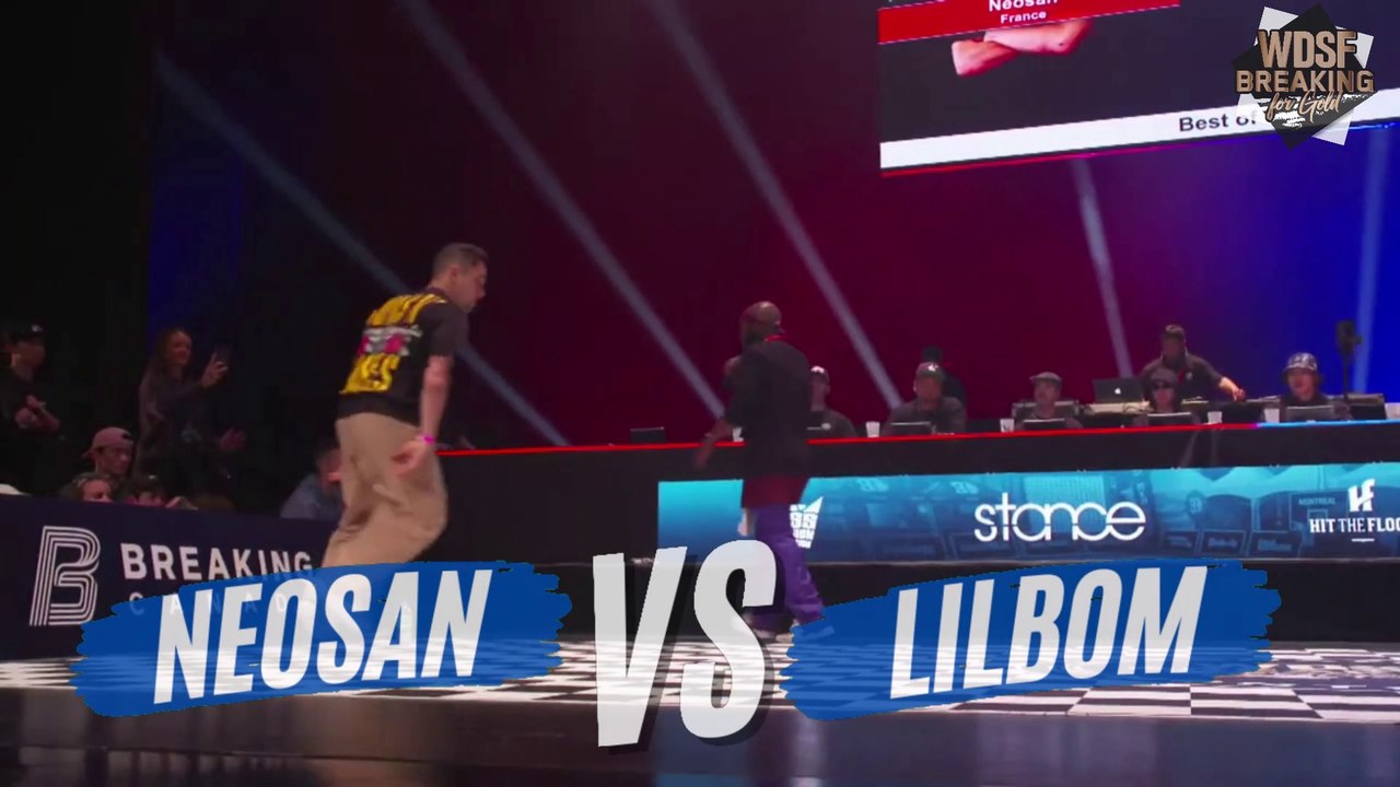BBOY NEOSAN VS BBOY LILBOM | TOP 16 | WDSF BREAKING FOR GOLD MONTREAL 2023