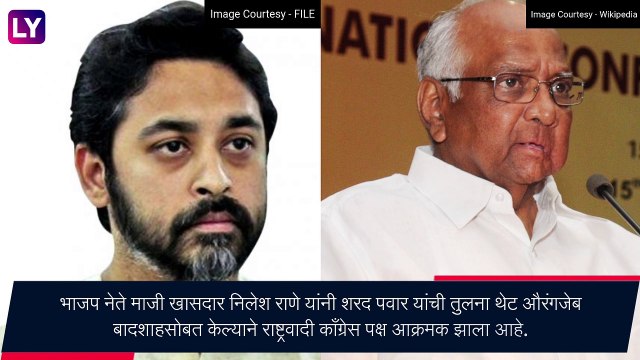 Nilesh Rane: राष्ट्रवादी काँग्रेसचे निलेश राणे यांच्याविरोधात आंदोलन, पोलिसांकडून कारवाई