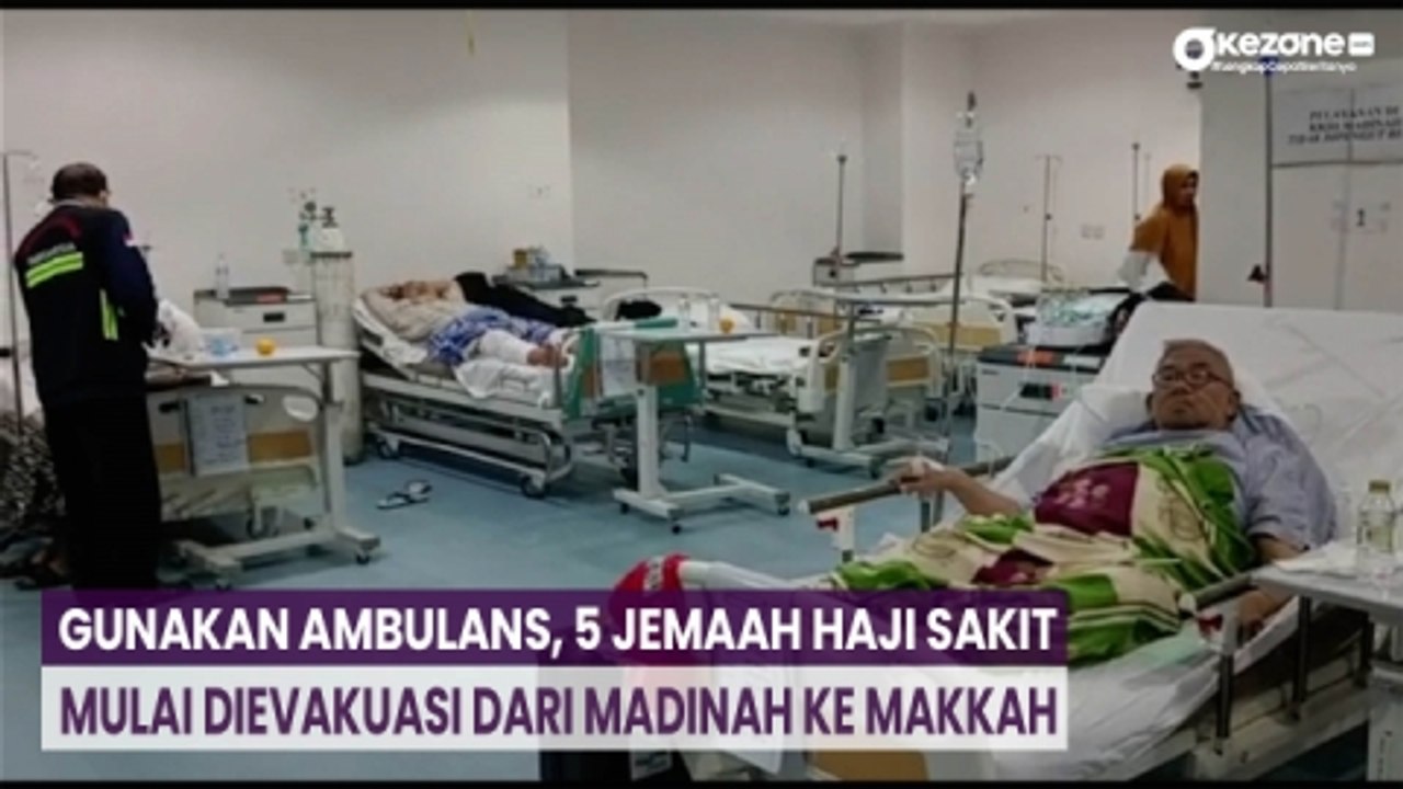 Gunakan Ambulans, 5 Jemaah Haji Sakit Mulai Dievakuasi dari Madinah ke Makkah