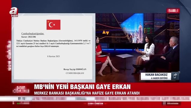 Hafize Gaye Erkan a-t-elle pris ses fonctions ? Hafize Gaye Erkan a pris ses fonctions ?