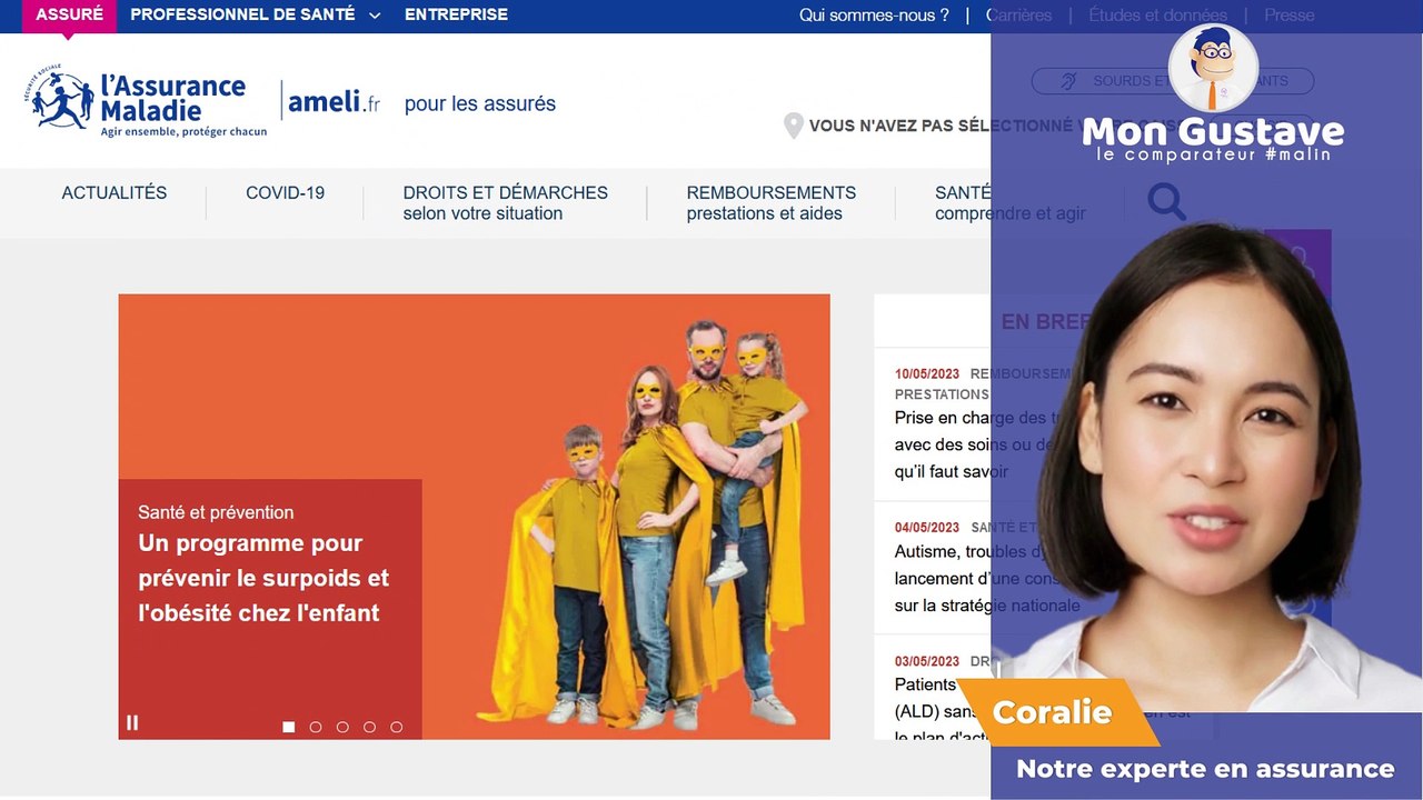 Présentation de ameli.fr