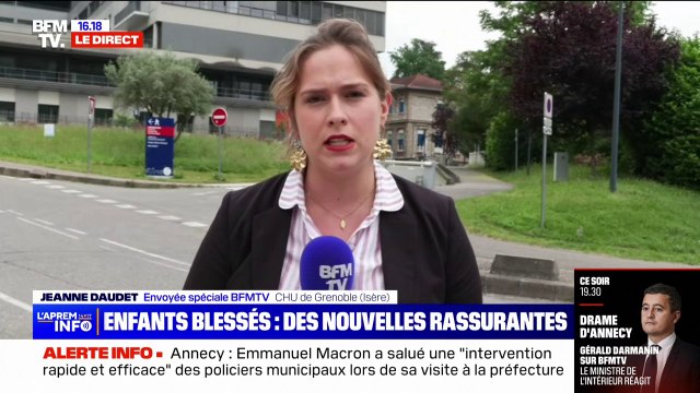 Attaque au couteau à Annecy: l'état de santé des enfants blessés jugé rassurant