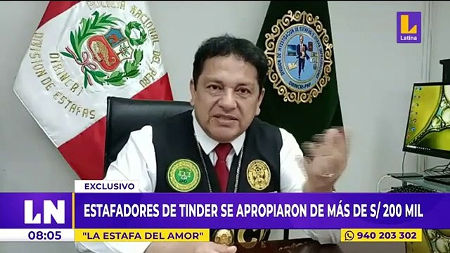 Estafadores de Tinder en Perú.