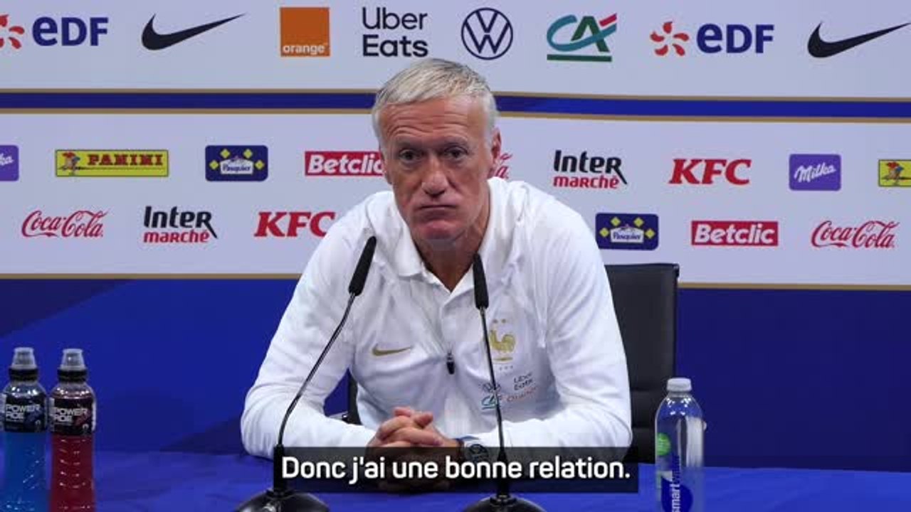 Bleus - Deschamps : "De bonnes relations avec Philippe Diallo"