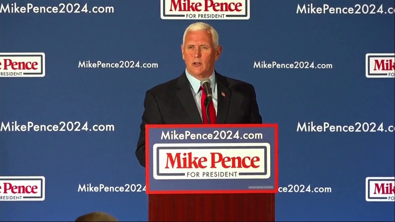 "من حق كل مواطن التمتع بالحلم الأميركي.. كلمة للمرشح للانتخابات التمهيدية للحزب الجمهوري #مايك_بنس #أميركا #العربية