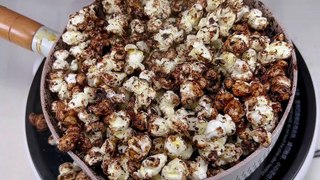 Homemade Chocolate Popcorn | Homemade Quick And Easy Snack Recipes